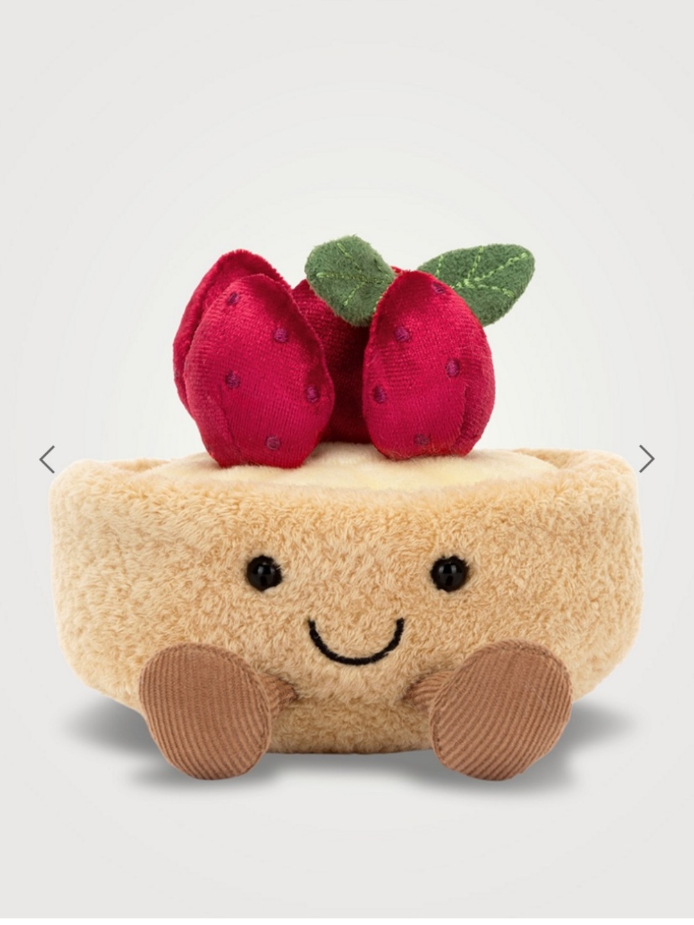 JELLYCAT Amuseables Tarte Aux Fraises Plush Toy